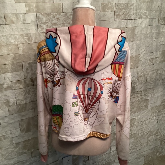 Fresh Hoods Balloon Land Cropped Hoodie - Picture 7 of 9